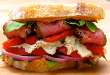 Grilled Flank Steak Sandwich Recipe 