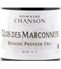Domaine Chanson Clos Des Marconnets 1Er Cru Pinot Noir 2009