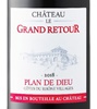 Château le Grand Retour Plan de Dieu Côtes du Rhône-Villages 2018