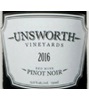 Unsworth Vineyards Pinot Noir 2016