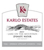Karlo Estates Lake on the Mountain Pinot Noir 2017