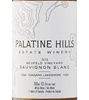 Palatine Hills Neufeld Vineyard Sauvignon Blanc 2015