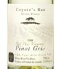 Coyote's Run Estate Winery Red Paw Vineyard Pinot Gris 2009