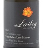 Lailey Vineyard Select Late Harvest Vidal 2012