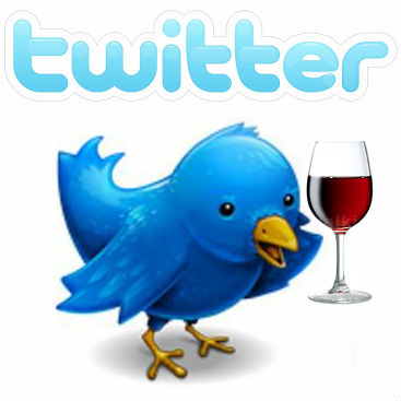 Twitter bird wine