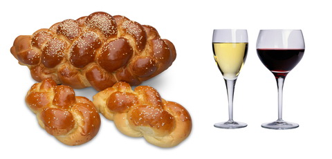 kosher wine challah bread