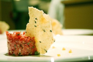 Beef Tartar by Chef Eyal Liebman 