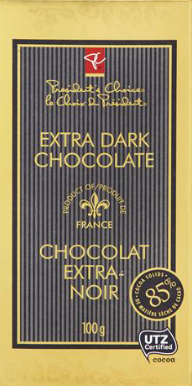 PC 85% Cocoa Solids Extra Dark Chocolate Bar (100g)