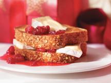 Honey Cranberry French Toast with Brie