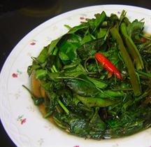 Chinese Stir-fried Water Spinach