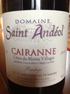 Domaine Saint Andéol Prestige, Domaine Beaumet Et Fils 2009