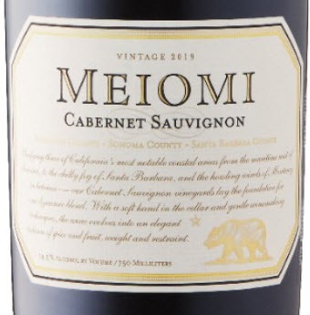 Meiomi Wines Cabernet Sauvignon 2019 Expert Wine Review: Natalie MacLean