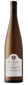 Reif Estate Winery Reserve Gewürztraminer 2013