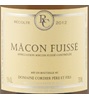 Domaine Cordier Père Et Fils Maçon Fuissé 2012