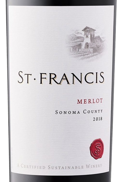 2018 Merlot, Sonoma County • St. Francis Winery & Vineyards