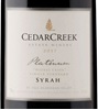 CedarCreek Estate Winery Platinum Haynes Creek Single Vineyard Syrah 2017