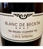 Cave Spring Cellars Brut Blanc De Beckta Sparkling