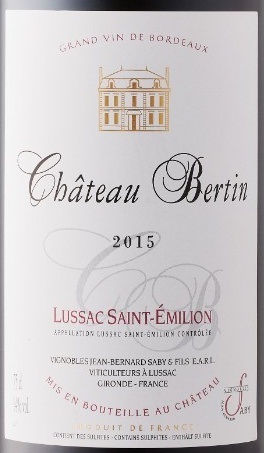 2018 Chateau Bertin, Lussac-Saint-Emilion, France