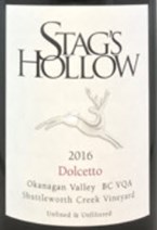 Stag's Hollow Winery & Vineyard Dolcetto 2016