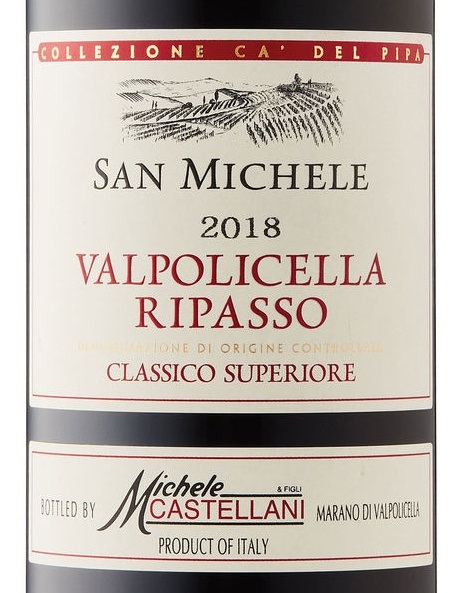 Michele Castellani San Michele Ripasso Valpolicella Classico