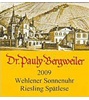 Dr. Pauly-Bergweiler Wehlener Sonnenuhr Riesling Spätlese 2009