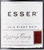 Esser Pinot Noir 2014