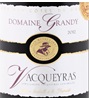 Domaine Grandy Vacqueyras 2012