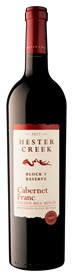 Hester Creek Estate Winery Block 3 Reserve Cabernet Franc 2017