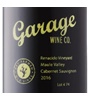 Garage Wine Co. Renacido Vineyard Lot #74 Cabernet Sauvignon 2016