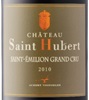 Château Saint Hubert 2010