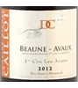 Domaine Michel Caillot Beaune Les Avaux 2012