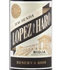 Hacienda López de Haro Reserva Tempranillo 2011