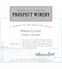Ganton & Larsen Prospect Winery Birch Canoe Pinot Blanc 2010
