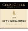 CedarCreek Estate Winery Gewürztraminer 2011