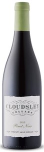 Cloudsley Cellars Twenty Mile Bench Pinot Noir 2015