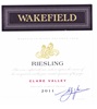 Wakefield Winery Riesling 2011