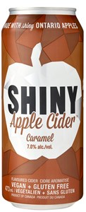 Shiny Apple Cider Caramel Apple