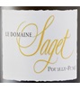 Le Domaine Saget Pouilly-Fumé 2014