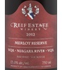 Reif Estate Winery Reserve Merlot 2015