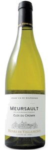 Henri de Villamont Clos Du Cromin 2013