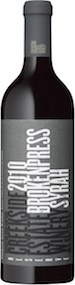 Creekside Estate Winery Broken Press Queenston Road Vineyard Syrah 2012