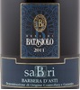 Batasiolo Sabri Barbera D'asti 2011